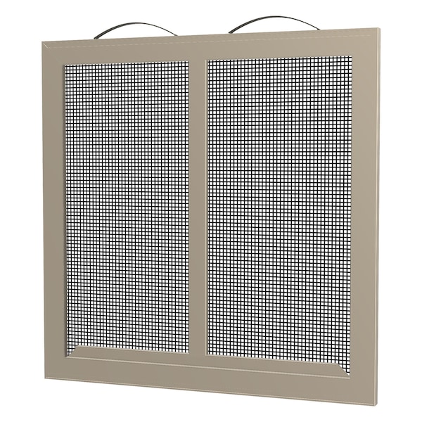 Ritescreen 40 in W x 22 in H Slider Glider Window Screen, SL3, Aluminum Mesh, Almond SL3-A29-MSAL-L00-H22-W40 - main